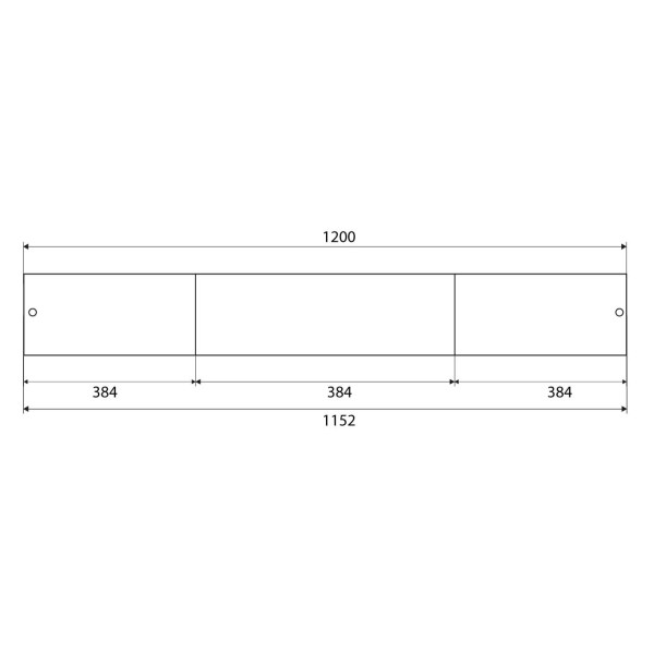 Ручка профільна DL 199/1152 GR Графіт ДС