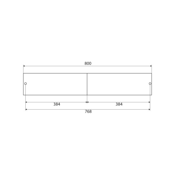 Ручка профільна DL 199/ 768 BLKM Чорний Матовий ДС