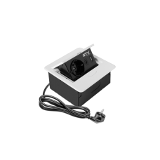 Блок розеток GTV AVARO 1 розетка SCHUKO USB A+C WC 5W провід 1,5м Білий NEW