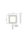 Підсвітка LED GIFF Orion 1,5W біле тепле світло, металік (БП SPS)