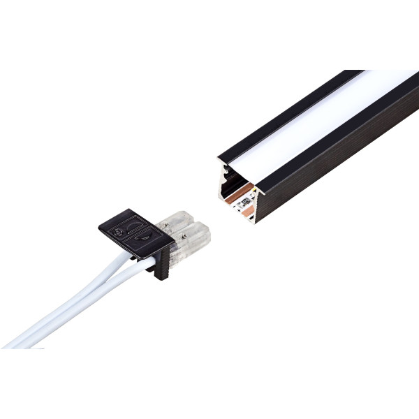 Світильник врізний GIFF LED~Modul SMD2835-120L NW белый нейтральный L=3000 чорний (разсіювач білий матовий)