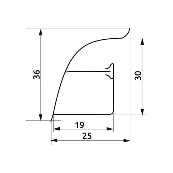 Плінтус LuxeForm 11509 Вінтаж Патина (S955) L=4200